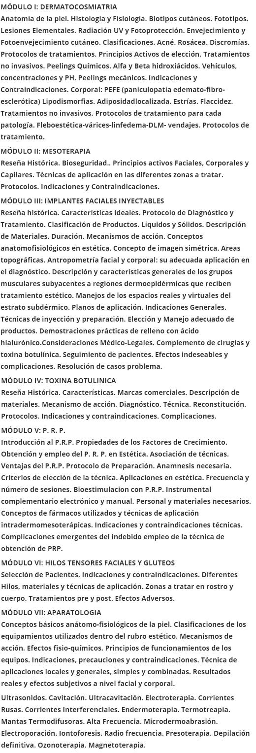 CACE: MEDICINA ESTETICA ON DEMAND