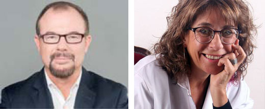 Doctores Sergio Escobar y Mar&iacute;a Jos&eacute; Pelli.